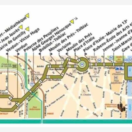 Beau T3 A Arcueil A 3 Min Rer B « Laplace » Экстерьер фото