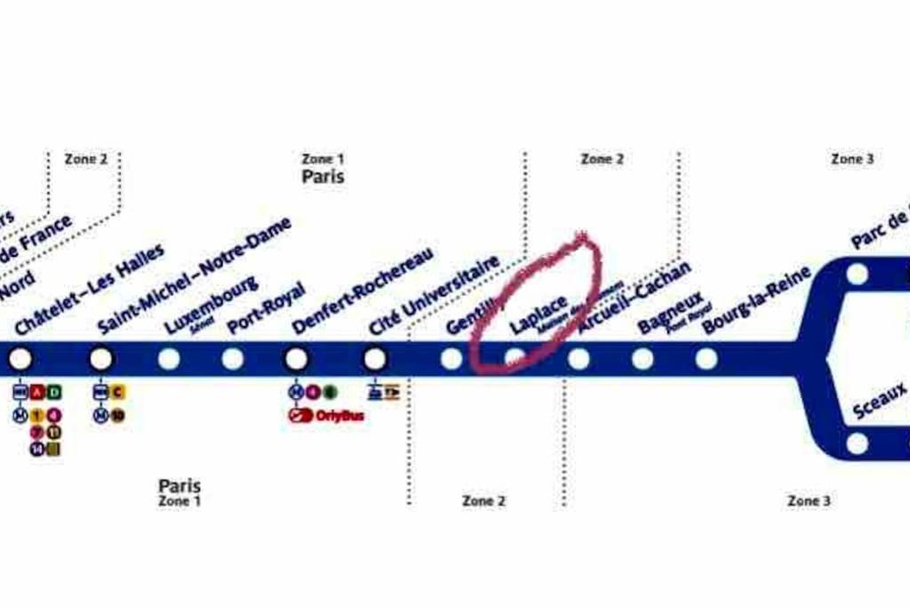 Beau T3 A Arcueil A 3 Min Rer B « Laplace » Экстерьер фото